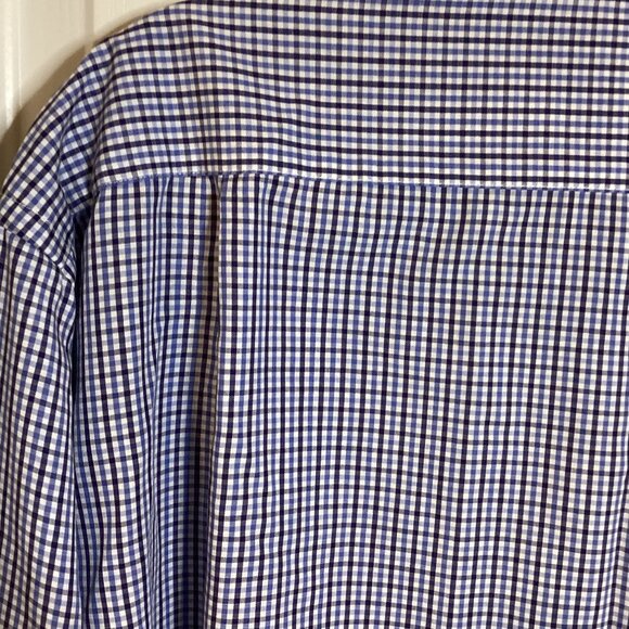 Marks & Spencer Vintage Men's Long Sleeve Shirt Collar Size 16 1/2 42 cm - Picture 8 of 10